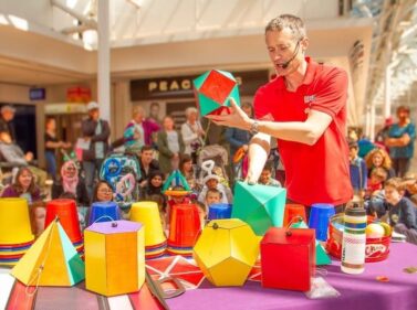 Maths show at Maths Festival in Bournemouth